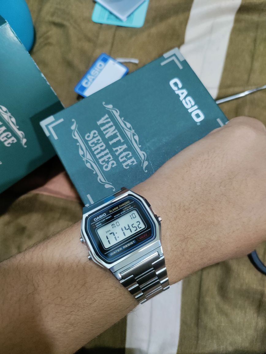 Casio A158w Casio Alarm Chronograph Water Resist Casio Alarm