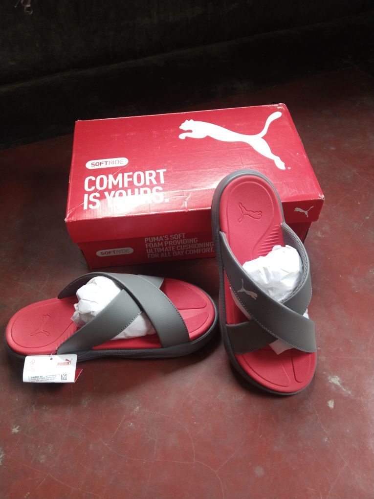 Buy Grey Flip Flop \u0026 Slippers for Men by PUMA Online | Ajio.com