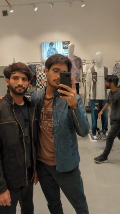 Buy LEATHER RETAIL Zip-Front Jacket with Insert Pockets Online
